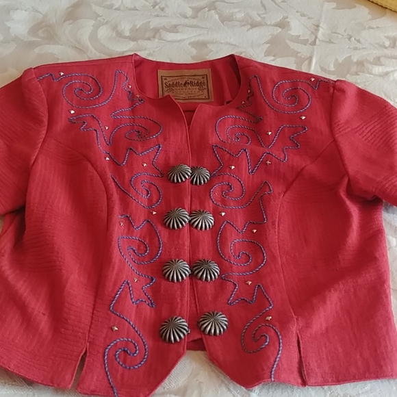 saddle ridge Jackets & Blazers - Short sleeve jacket.